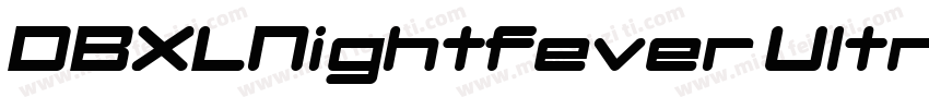 DBXLNightfever UltraWide字体转换